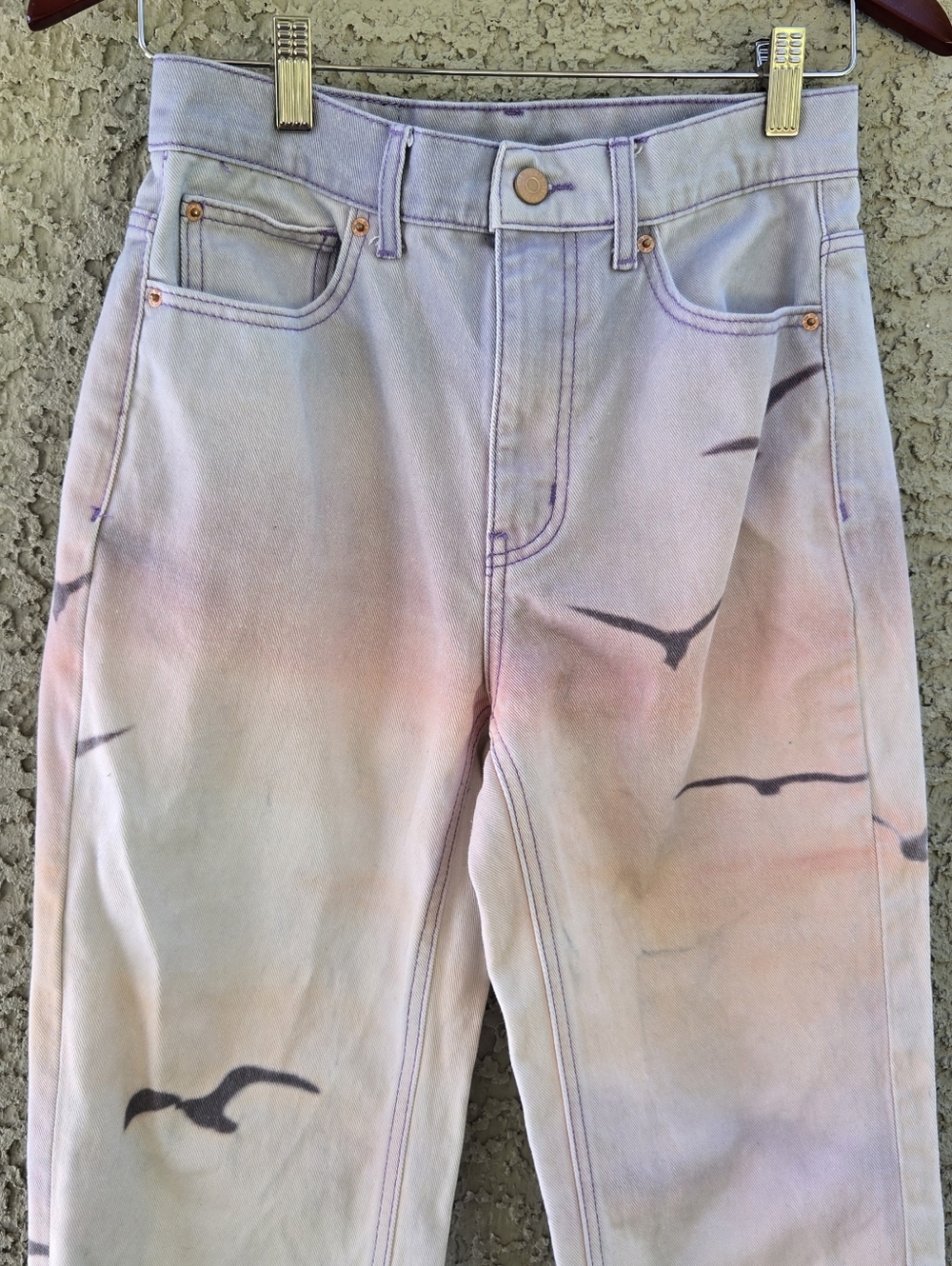 BDG Cowboy Jean Sunset Pastel Ombre Straight-Leg Jeans - Picture 4 of 11